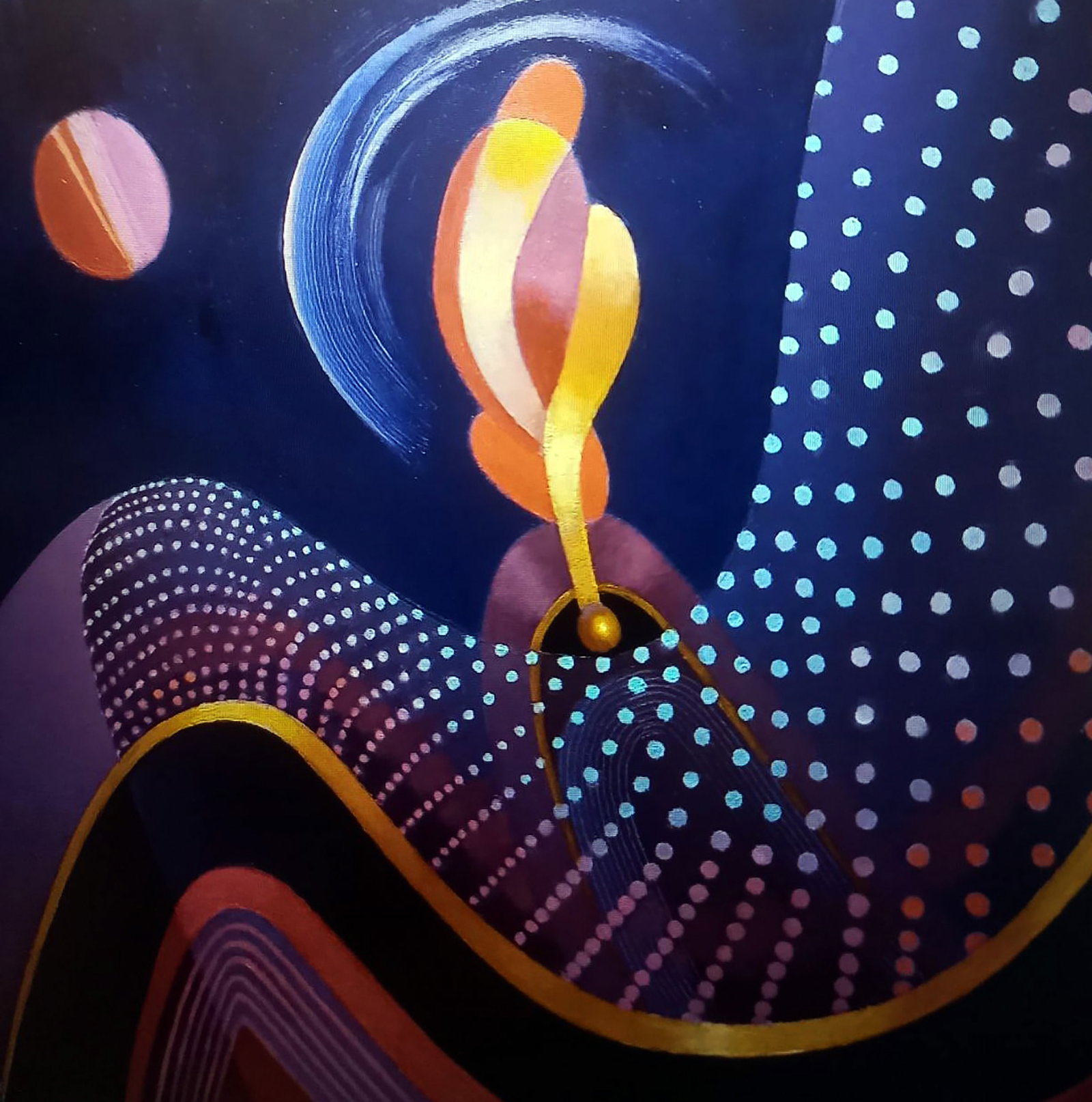 Oil painting Illuminations Alexander Strashevich: Title : Oil painting Illuminations Alexander Strashevich Description: 30STRASH Painter: Alexander Strashevich Size: 50x50 cm/19.68x19.68 inches Components: oil, cardboard Original painting CONDITION: 