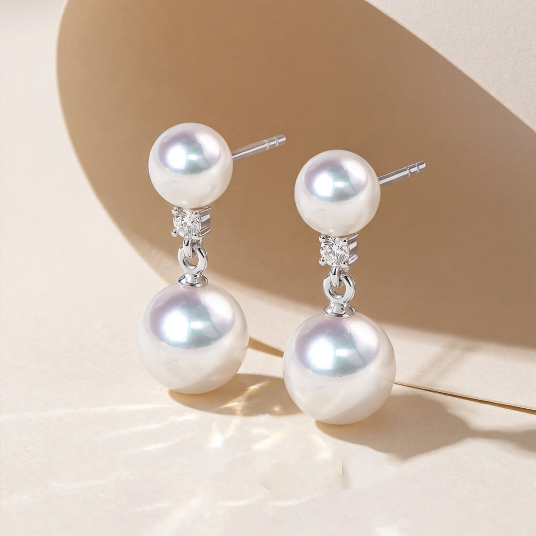 18K Gold AKOYA Pearl Earrings - 4