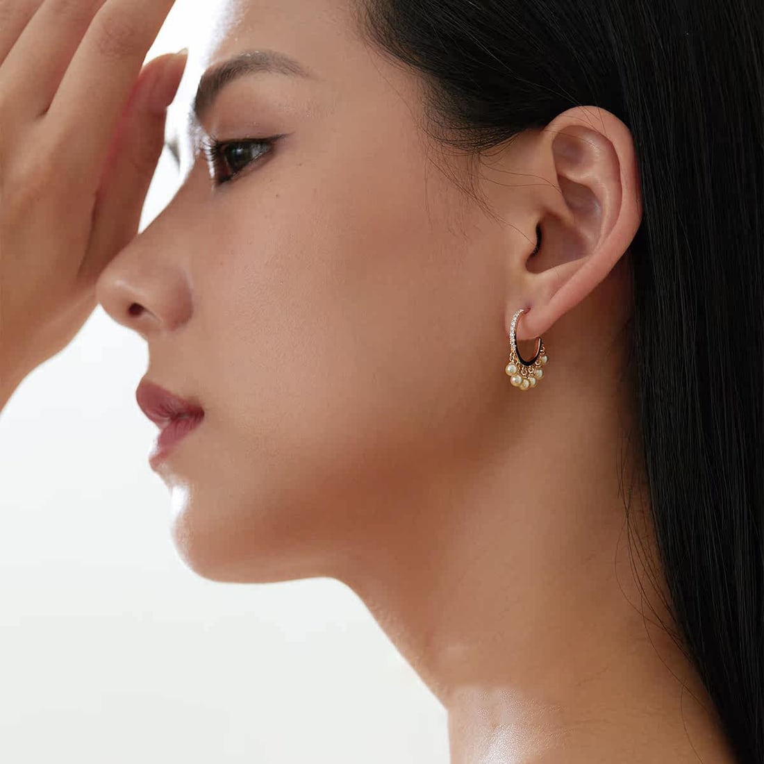 18K Gold AKOYA Seawater Pearl Earrings - 2