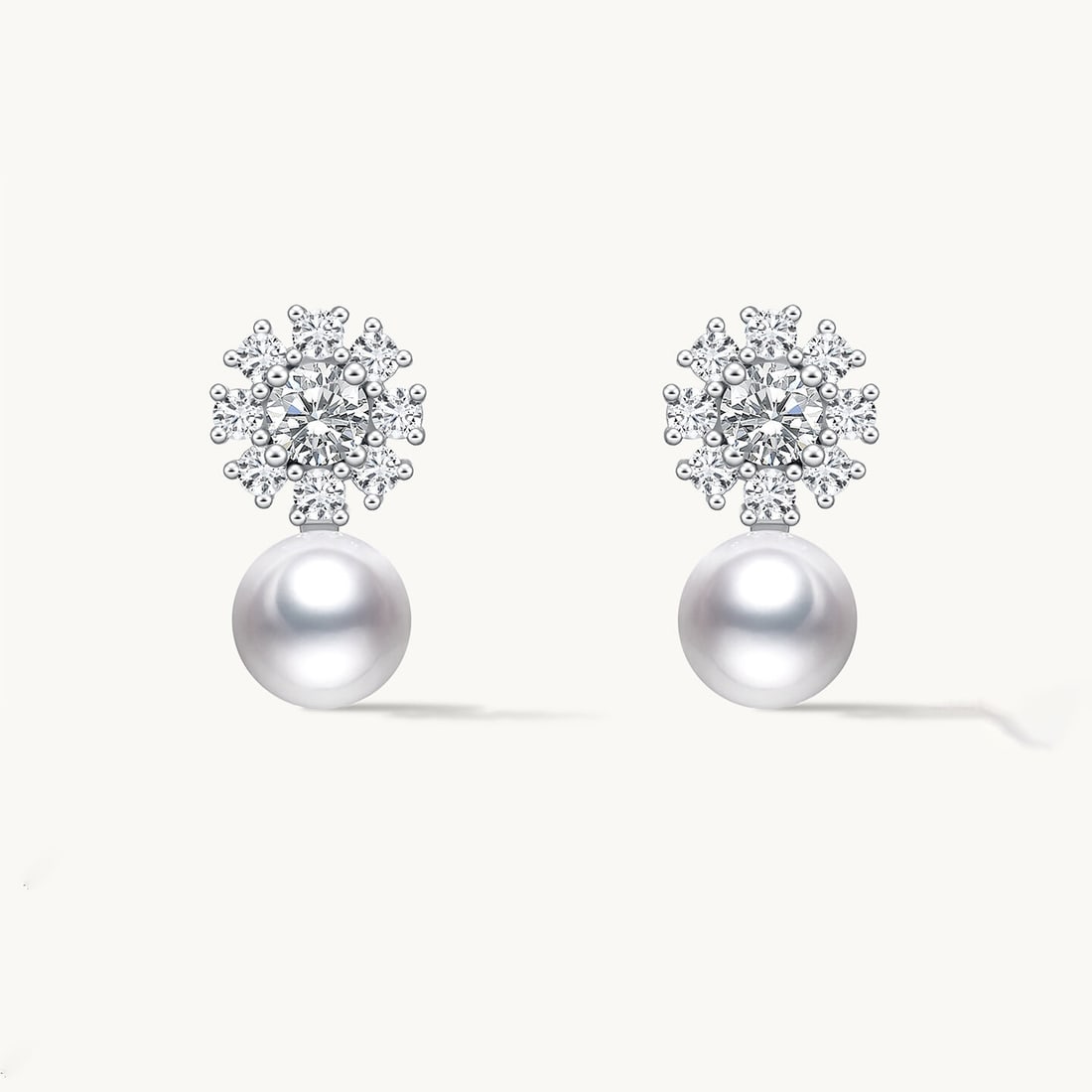 S925 Silver Seawater Pearl Earrings: Title: S925 Silver Seawater Pearl Earrings Description: These earrings feature elegant seawater pearls in a classic round design. The S925 silver setting adds a modern touch to the pearls. Suitable