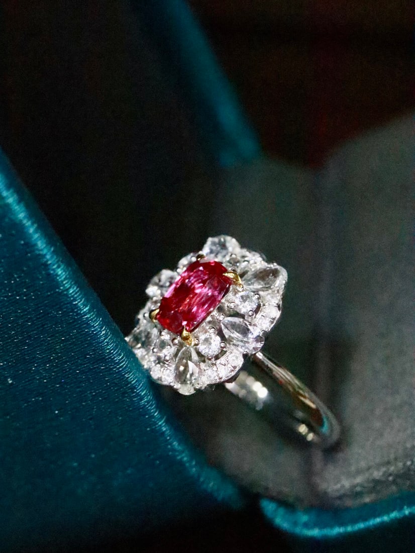 18K Gold Natural Unheated Ruby Ring - 3
