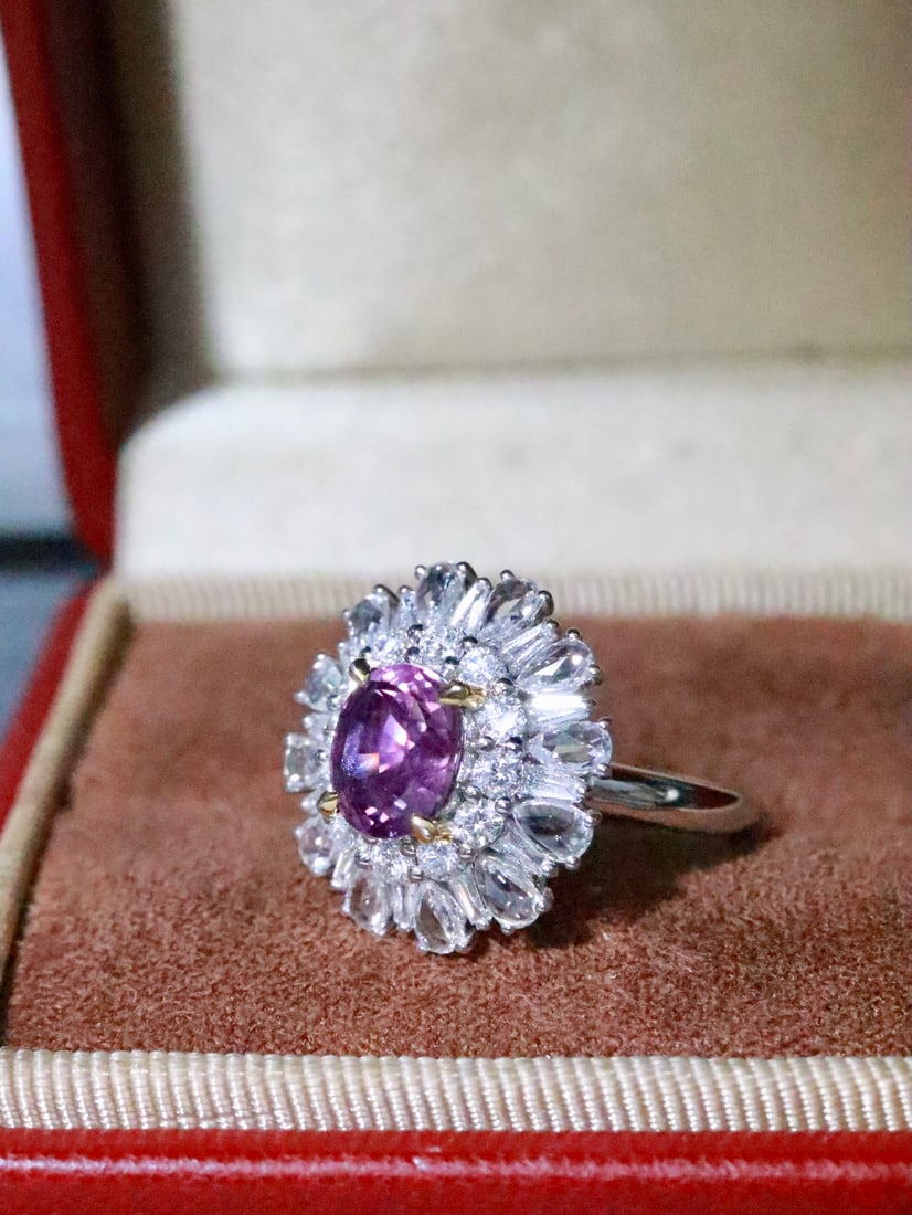 18K Gold Sapphire Ring - 2