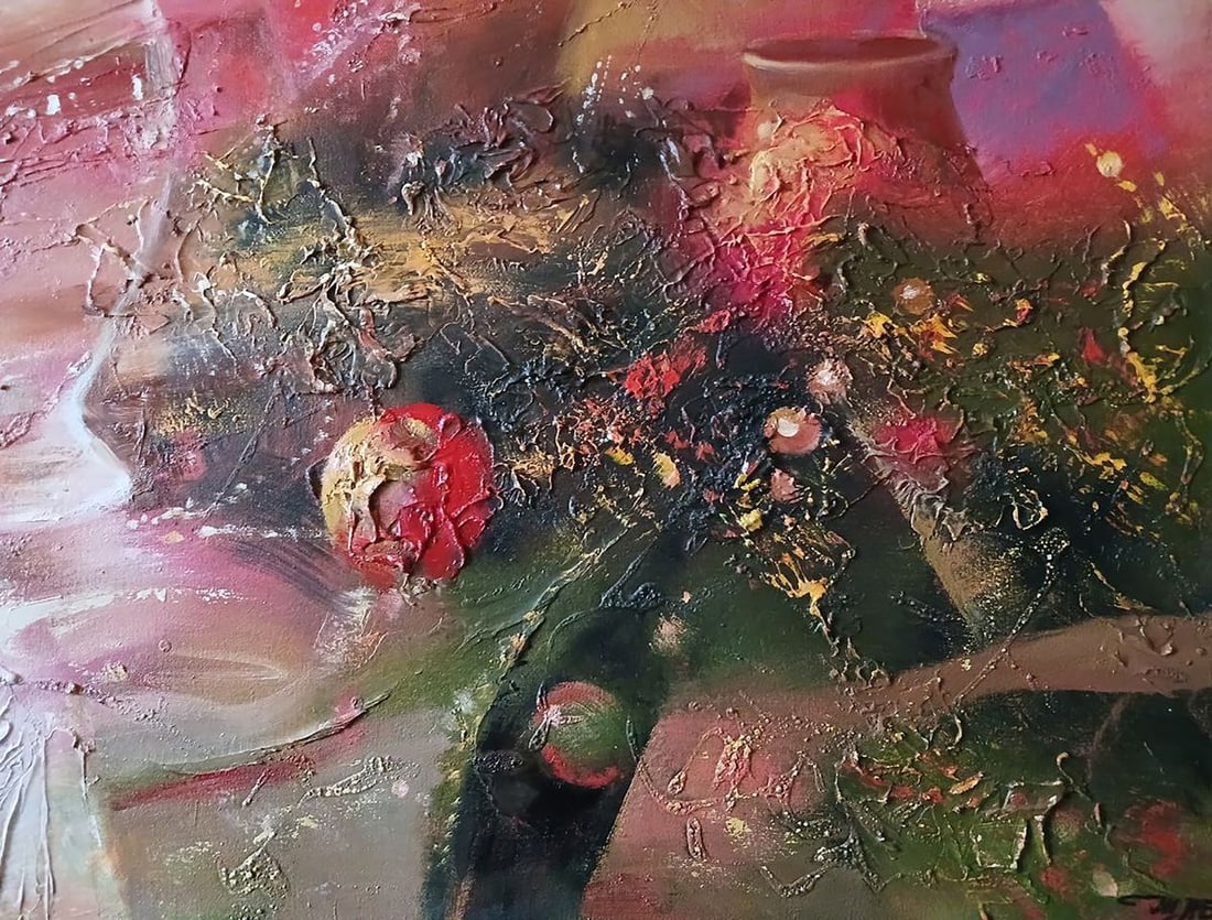 Abstract oil painting Still life on a chic table Anatoly Tarabanov - 7