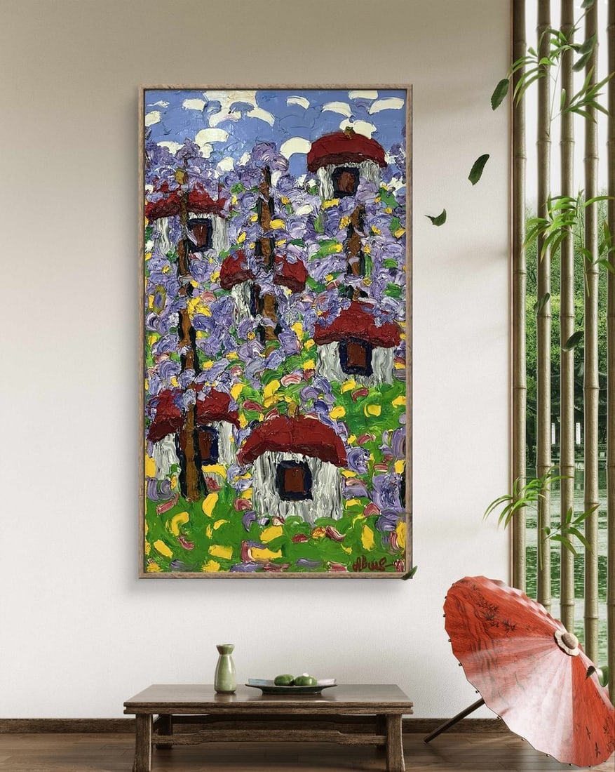Oil painting Blooming spring Oleksiy Dakhnenko - 2