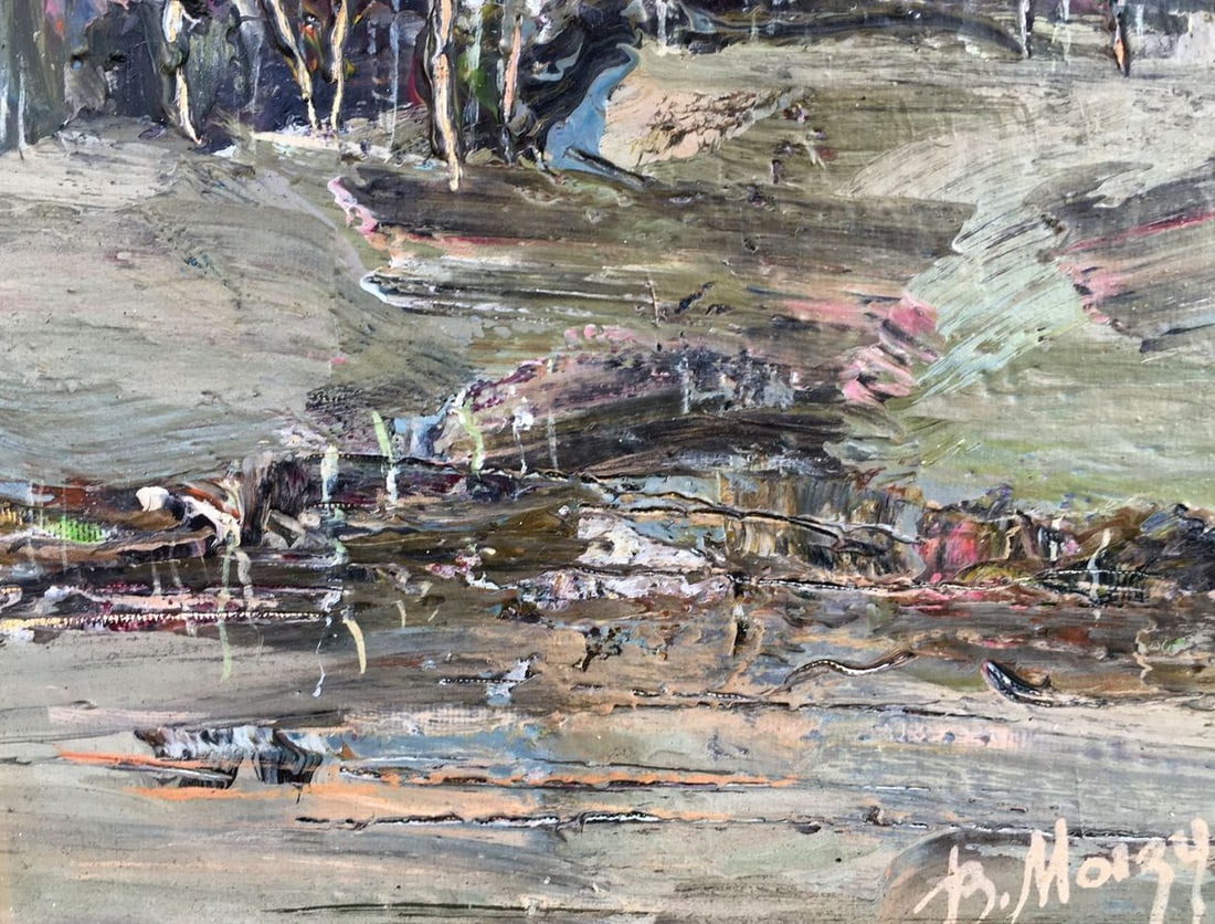 Abstract oil painting Cold snap Mazur Vladimir - 8