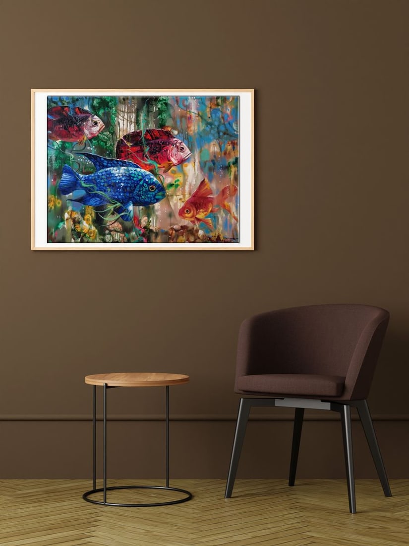 Oil painting fish Anatoly Borisovich Tarabanov - 2