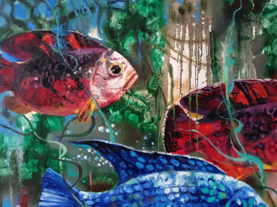 Oil painting fish Anatoly Borisovich Tarabanov - 7