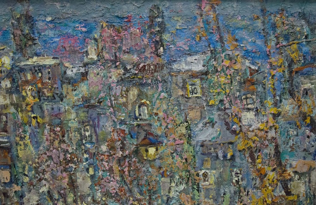Oil painting Autumn over the city Filatov Vladimir Nikolaevich - 3