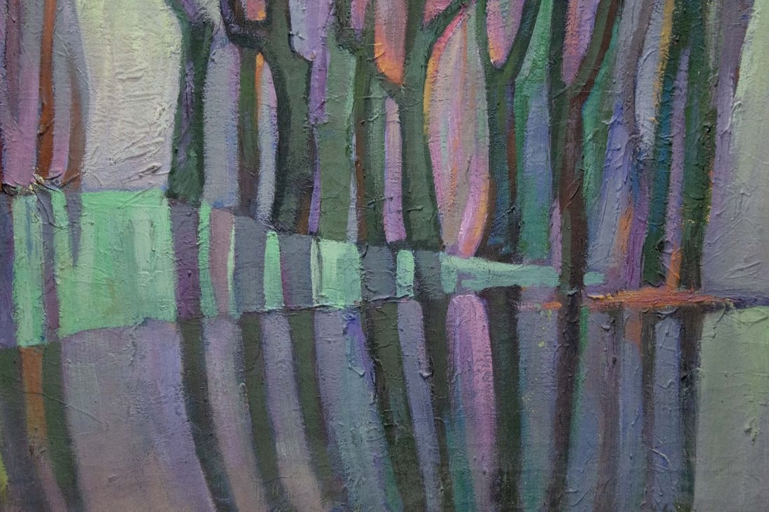 Tempera painting November Khvedchuk Leonid Vladimirovich - 4