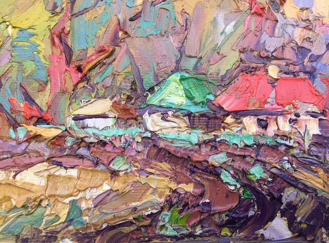 Oil painting Autumn day Kalenyuk Alex - 2