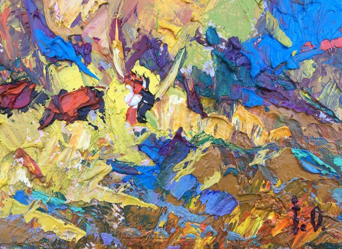 Oil painting Near the forest Kalenyuk Alex - 2