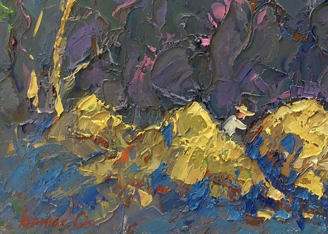 Oil painting In the shade of willows Kalenyuk Alex - 4
