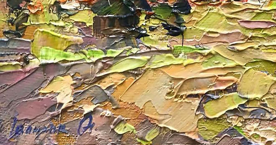 Oil painting Sunny in the Carpathians Kalenyuk Alex - 4