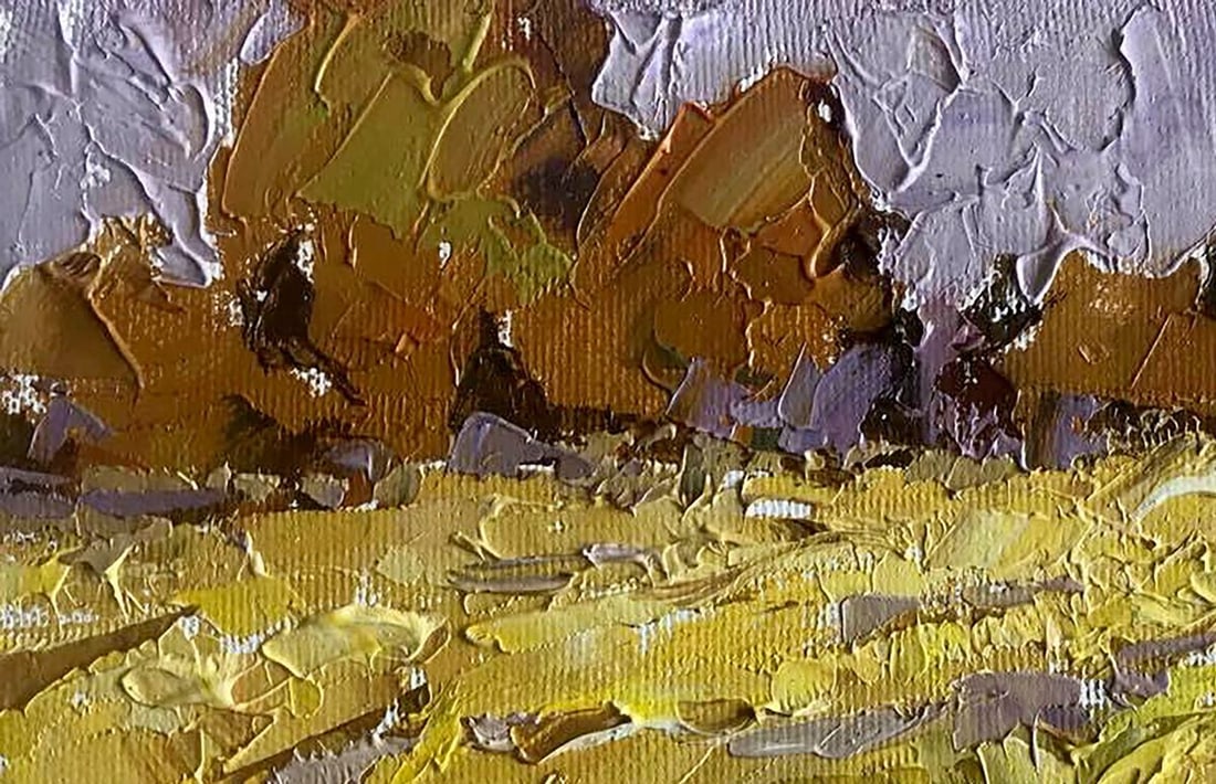 Oil painting Golden steppes Kalenyuk Alex - 2