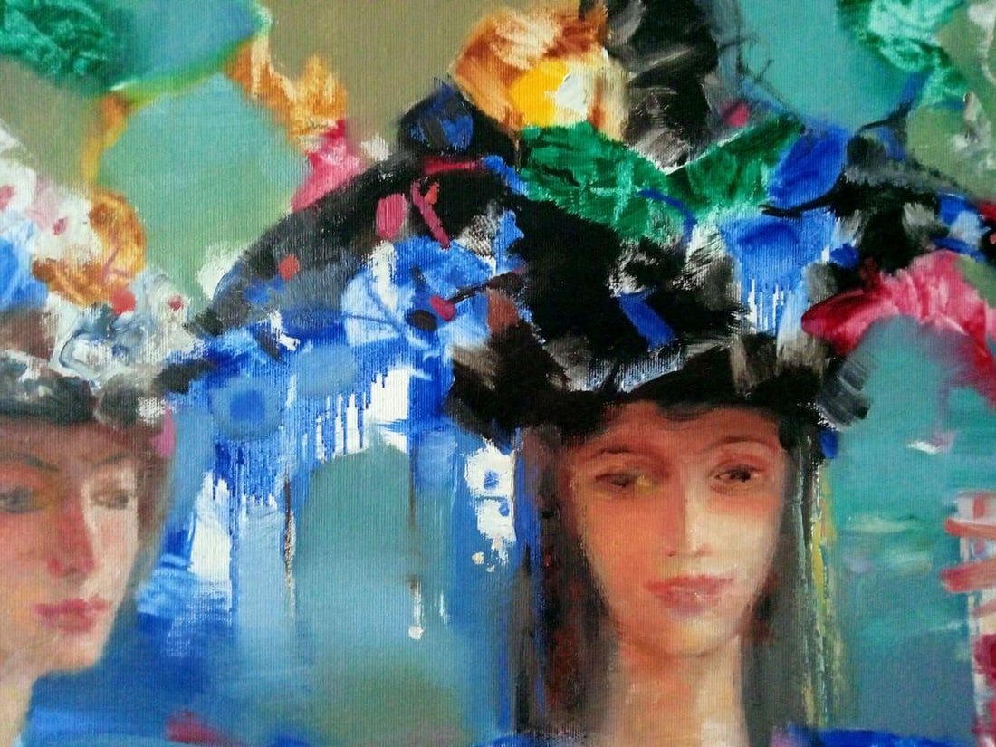 Abstract oil painting Carnival Anatoly Borisovich Tarabanov - 2