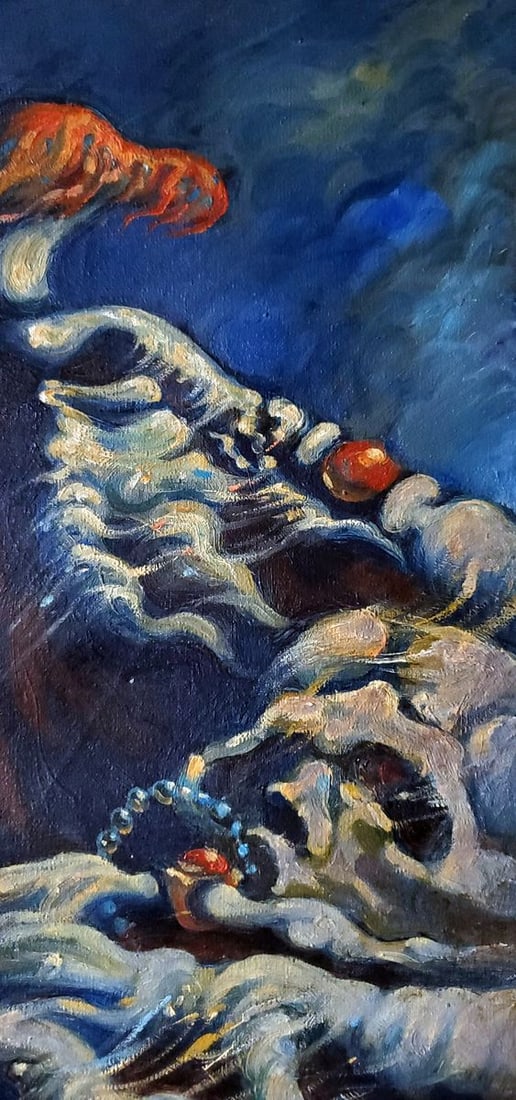 Oil painting Lord before the dark sky Daniil Litvinov - 5
