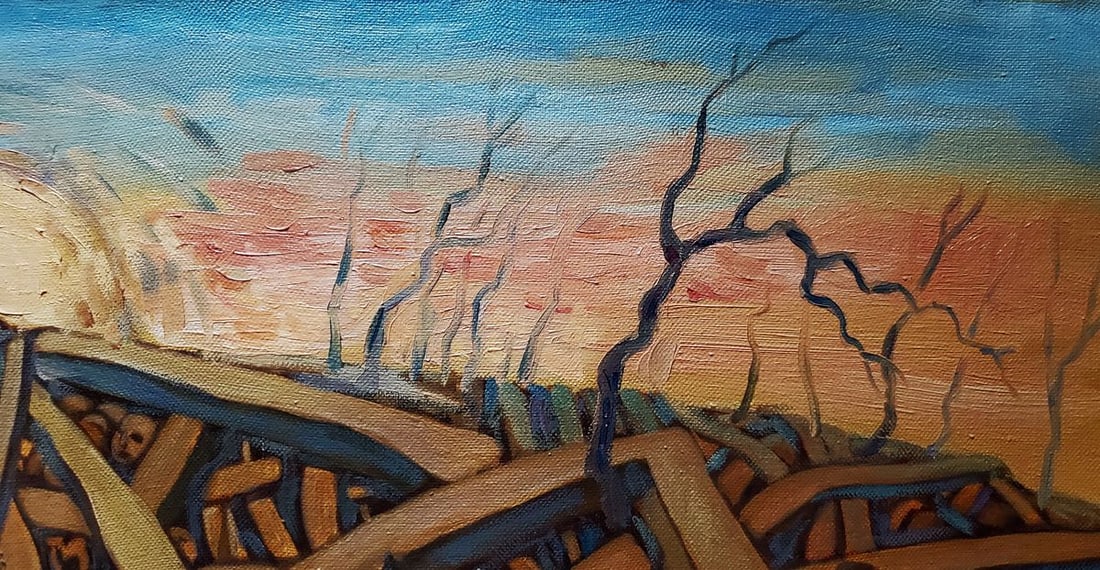Oil painting Morning of the Apocalypse Daniil Litvinov - 3