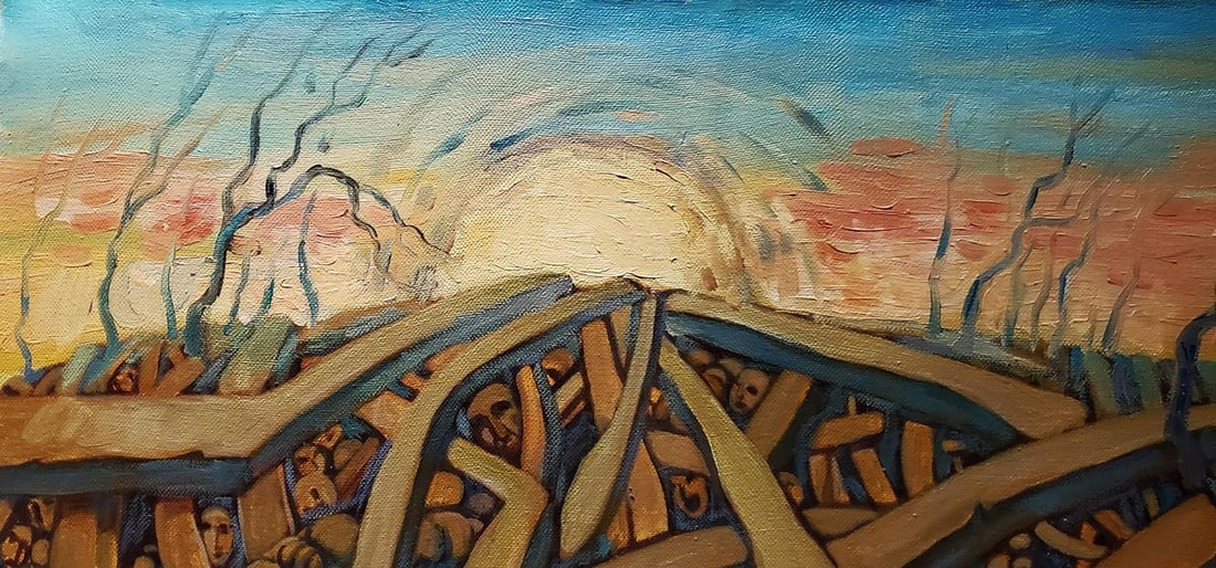 Oil painting Morning of the Apocalypse Daniil Litvinov - 5