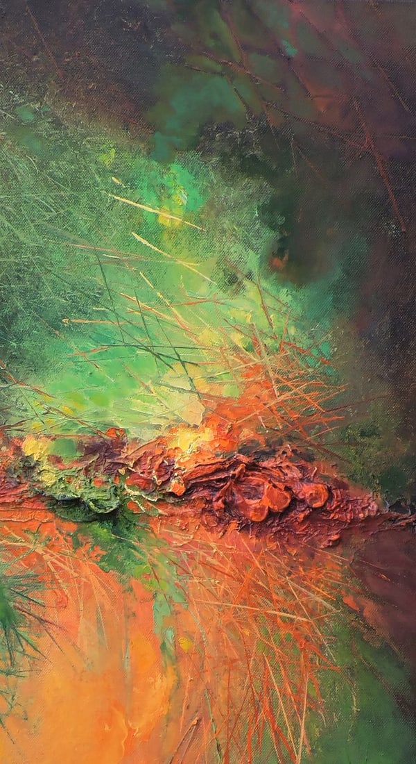 Oil painting Acute interaction Oksana Osnach - 5