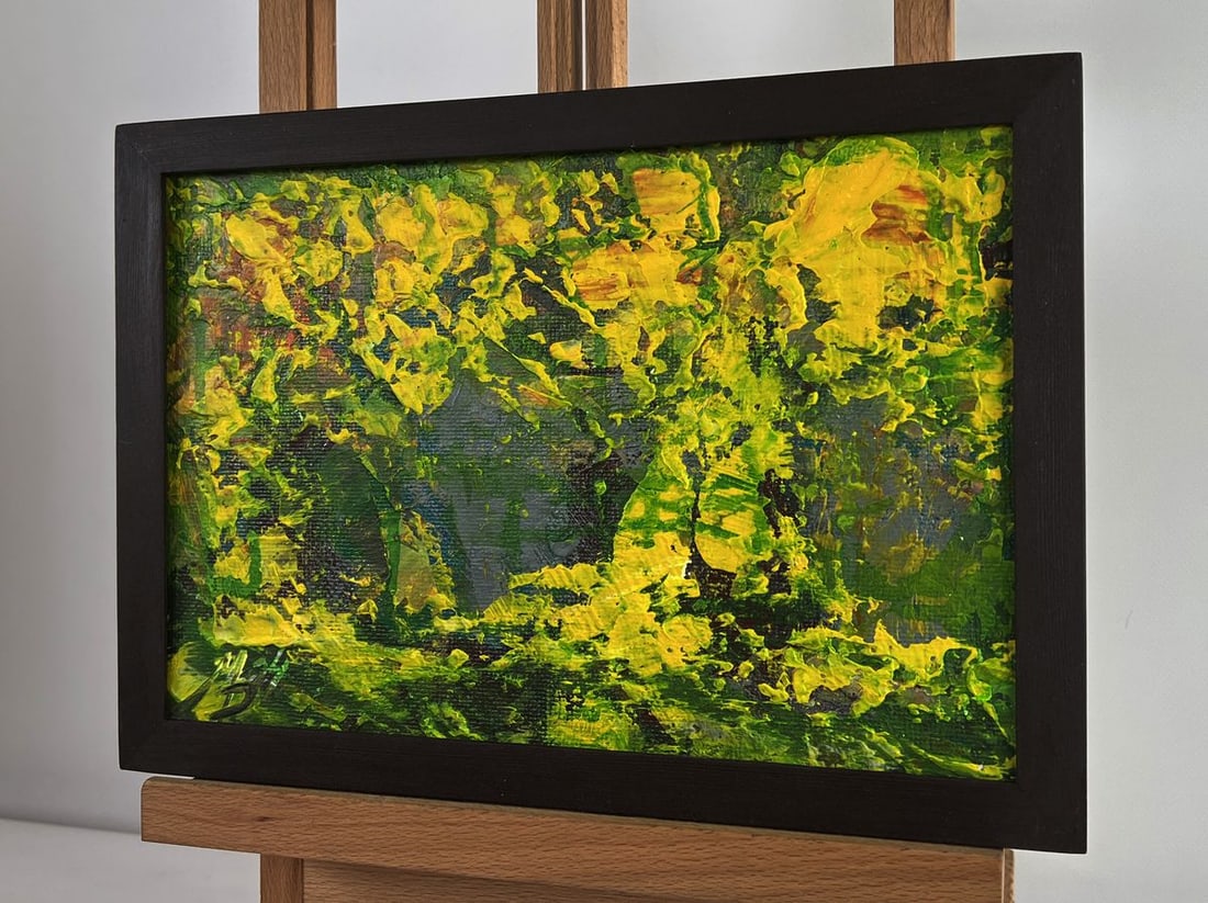 Acrylic painting Seasons of the year Mykhailo Patskan - 2