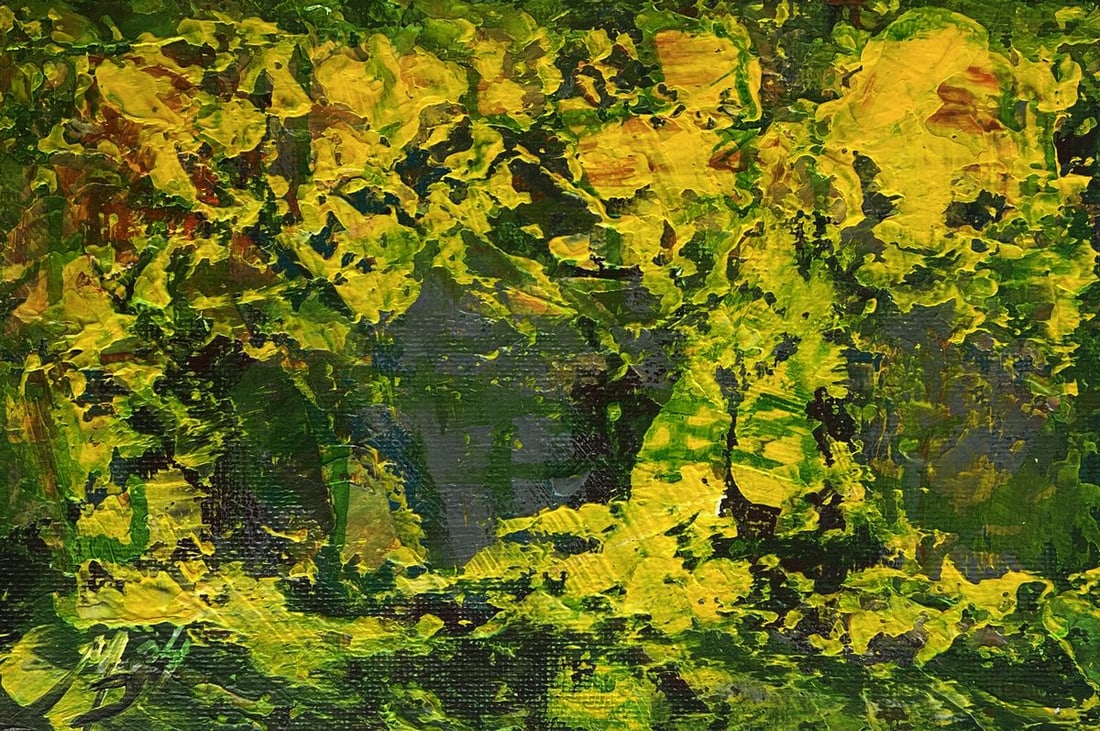 Acrylic painting Seasons of the year Mykhailo Patskan - 3