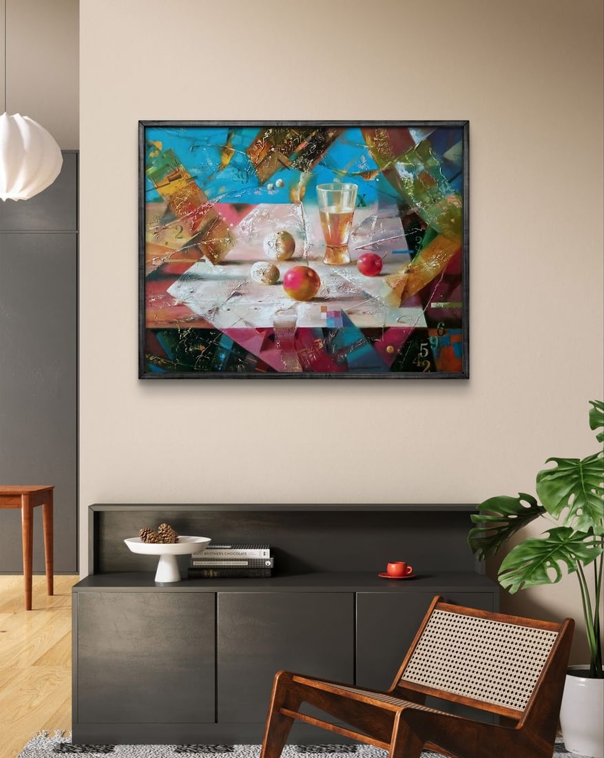 Abstract oil painting Thaw Anatoly Tarabanov - 2