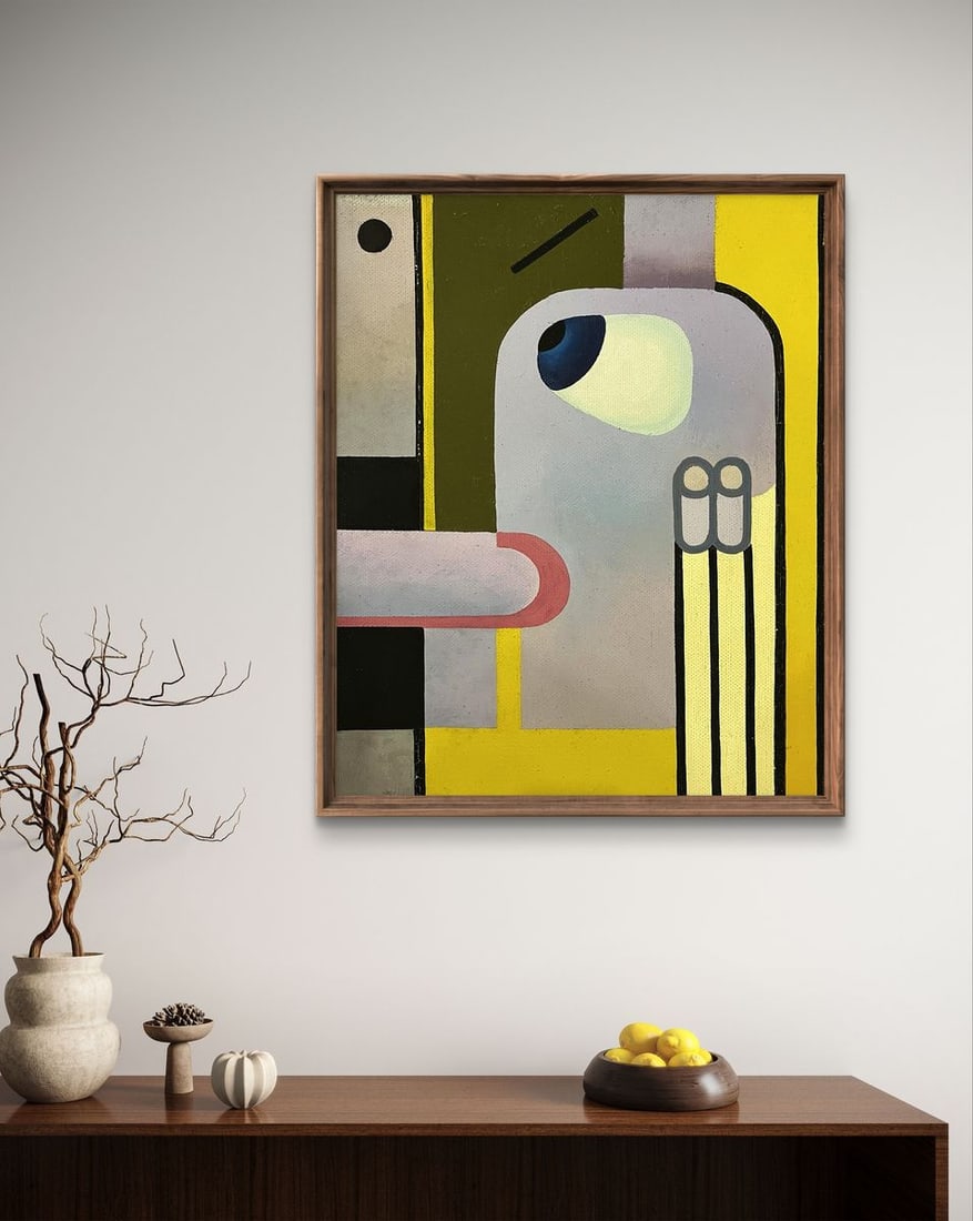Oil painting Thoughts on the important Ihor Safonov - 2