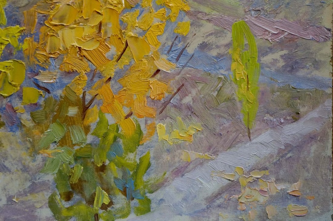 Oil painting Walk in the park Zlyden' Yuriy Fedorovich - 5