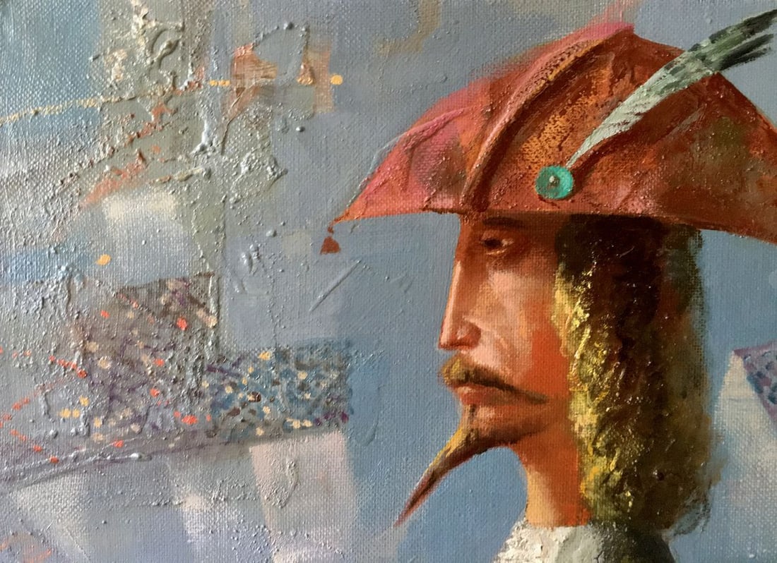 Abstract oil painting The Conqueror Anatoly Borisovich Tarabanov - 2