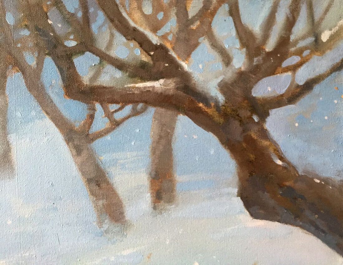 Oil painting Christmas Anatoly Borisovich Tarabanov - 4