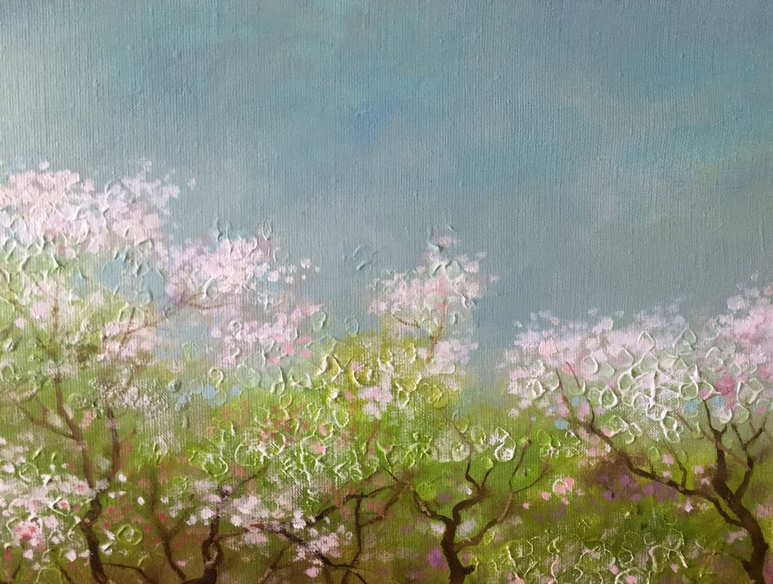 Oil painting Spring gardens Anatoly Borisovich Tarabanov - 4