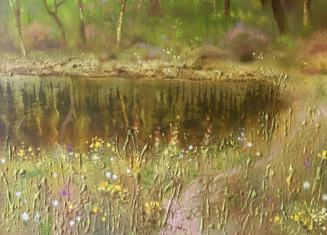 Oil painting Spring gardens Anatoly Borisovich Tarabanov - 8