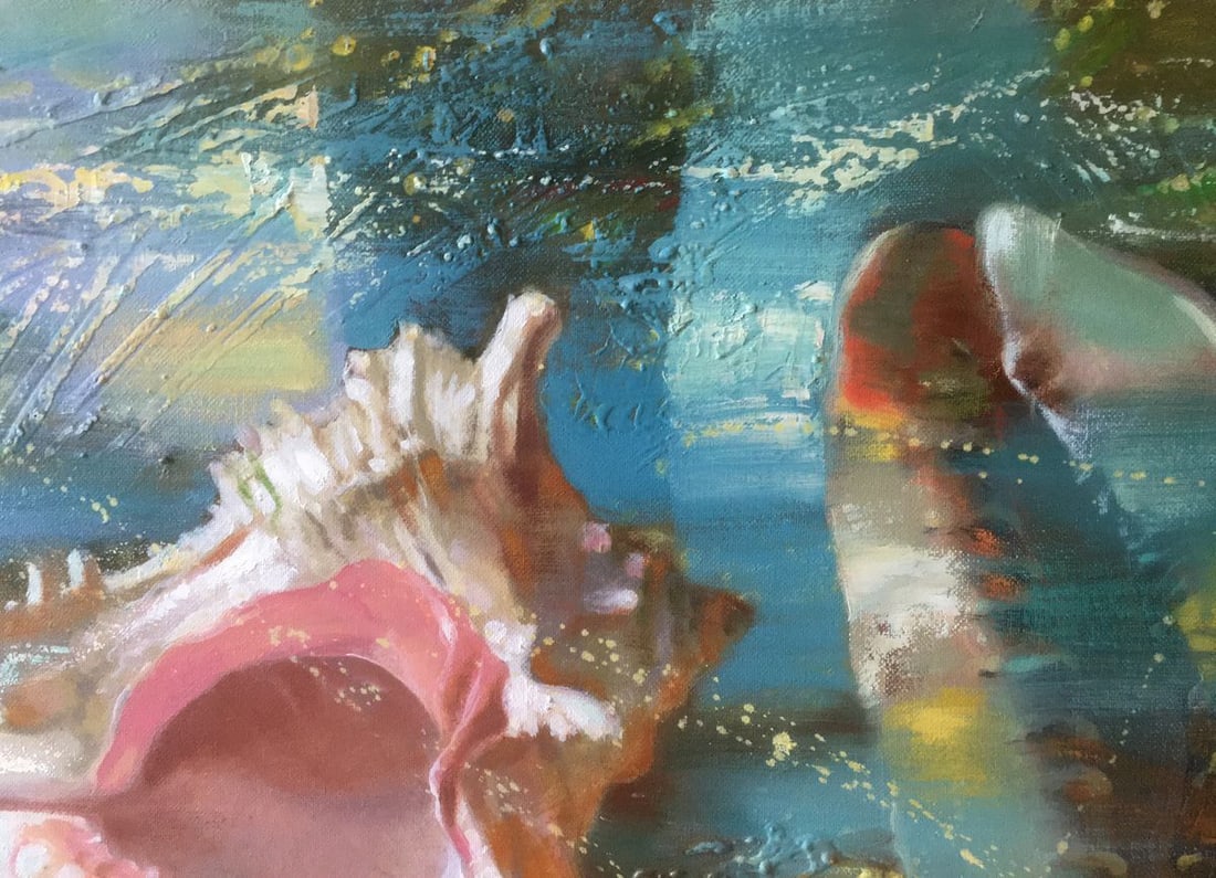 Abstract oil painting Seaside Anatoly Borisovich Tarabanov - 3