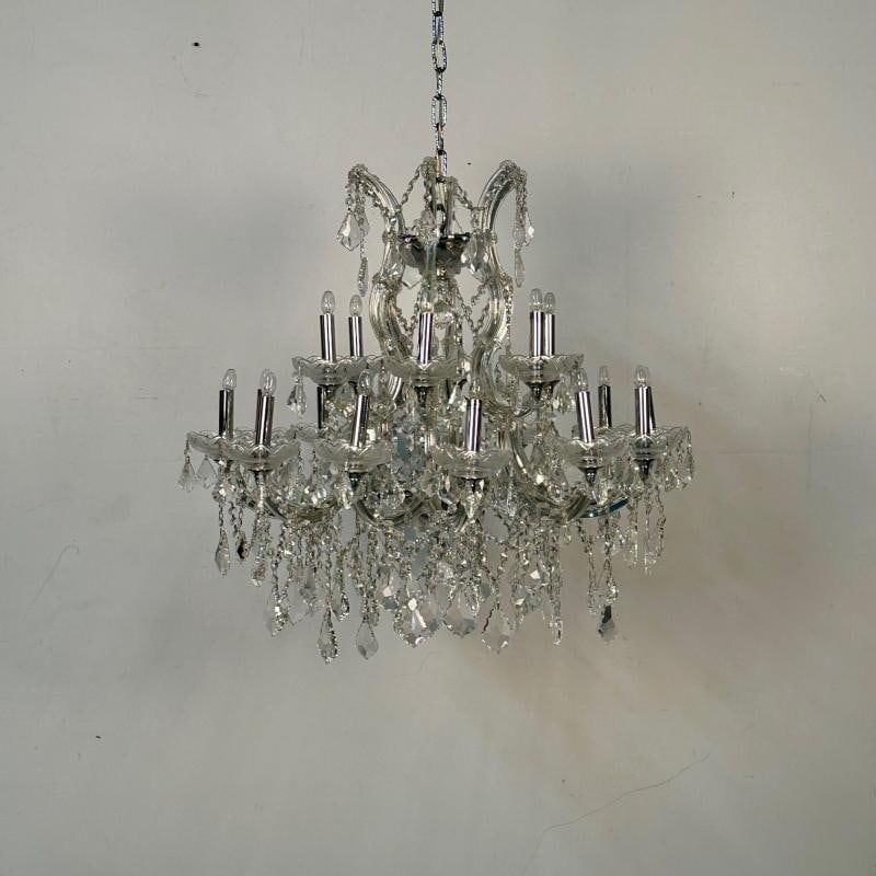 Venetian Style Crystal Chandelier, 19 Light - 4