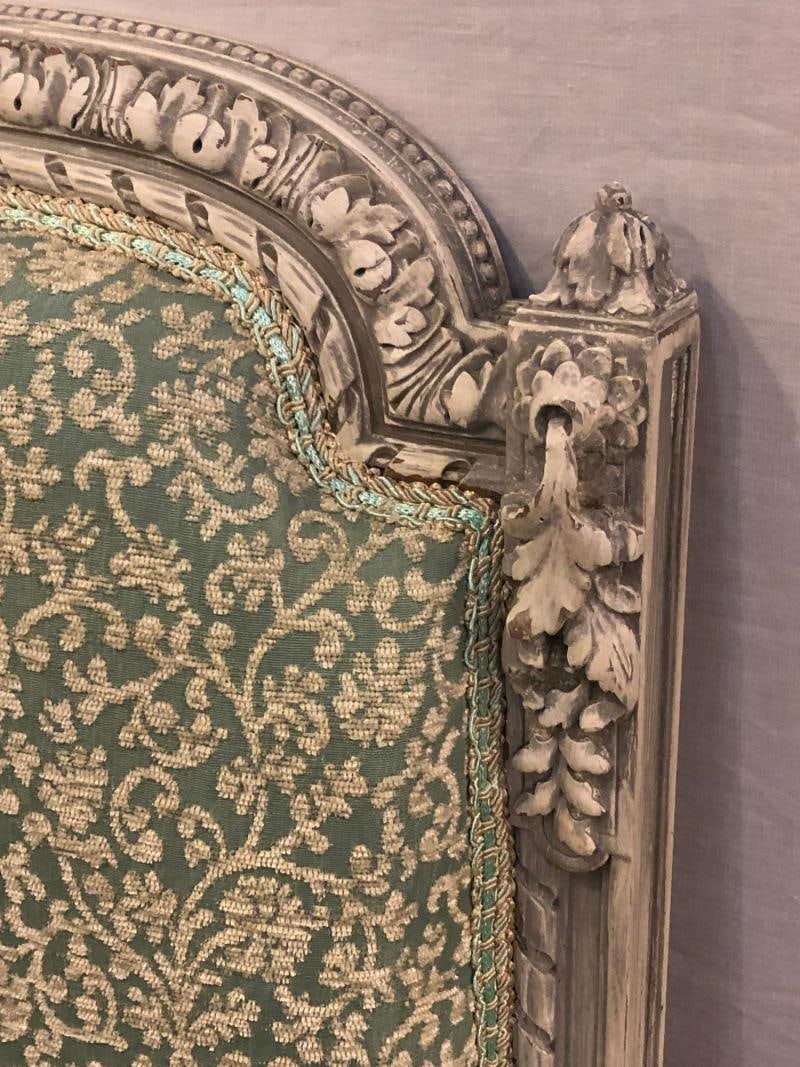Pair of 19th-20th Century Paint Decorated Louis XVI Style Swedish Side Chairs - 8