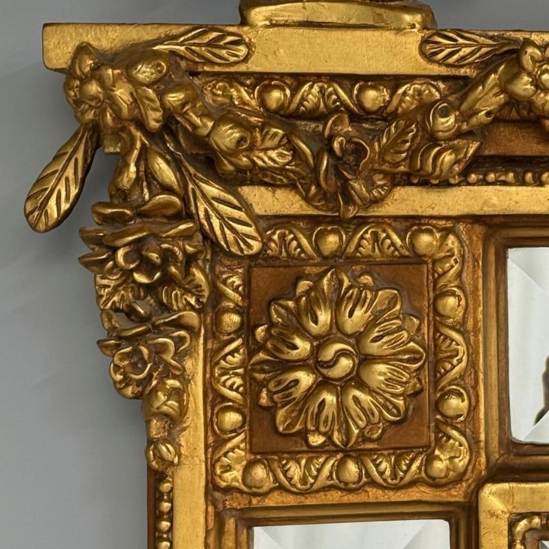 Louis XVI Style, Large Wall or Floor Mirrors, Giltwood, Gesso, Europe, 19th C. - 9