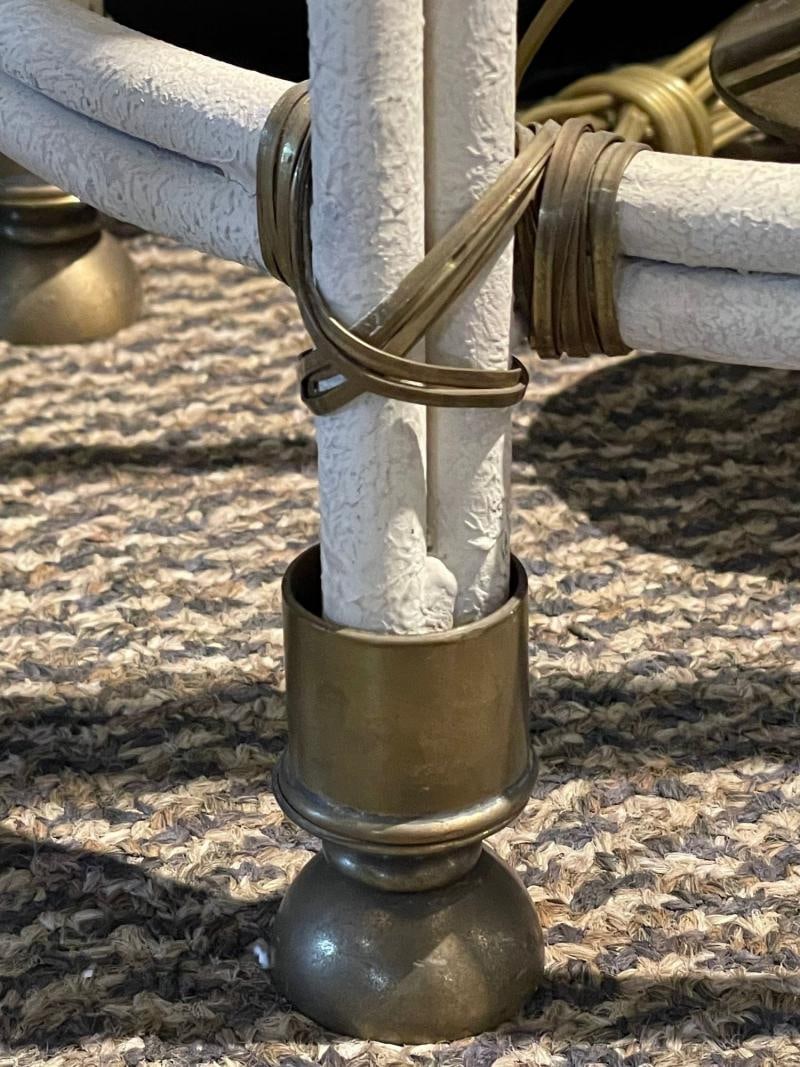 French Modern, Porcelain, Bronze, Monumental Torchiere Floor Lamps, France 1930s - 9