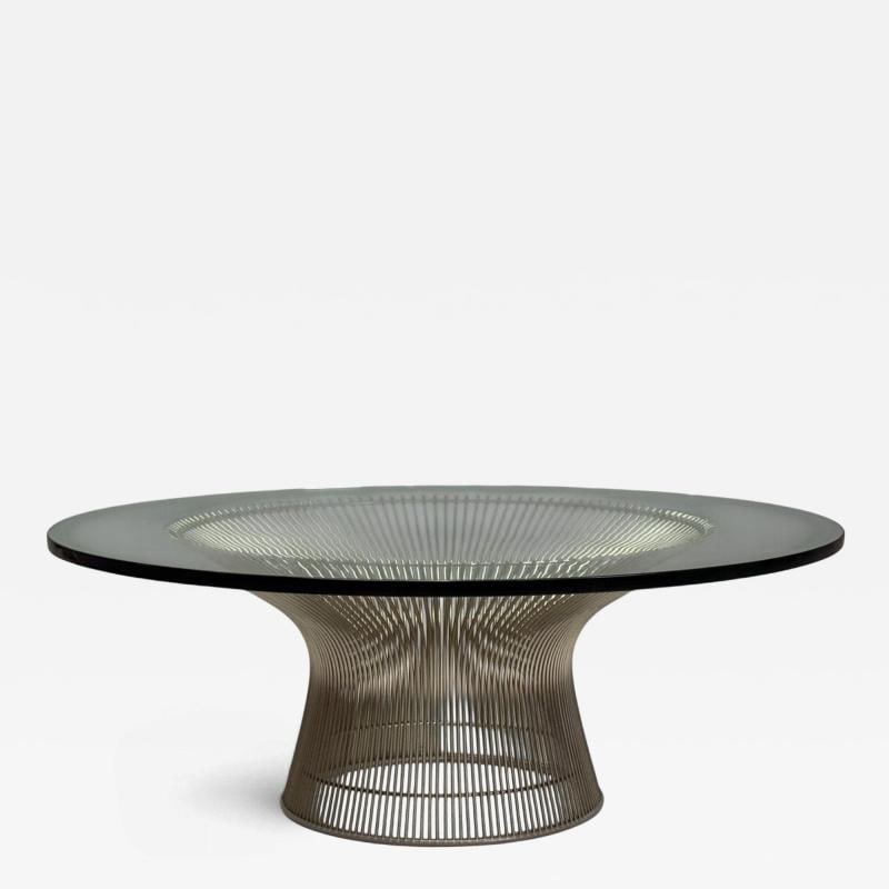 Warren Platner, Steel, Glass, Coffee Table, United States, 21st C. - 2