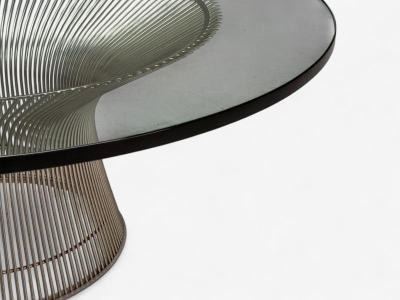 Warren Platner, Steel, Glass, Coffee Table, United States, 21st C. - 4