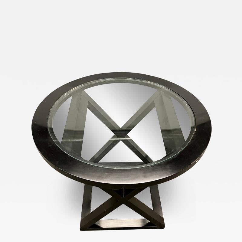 Hollywood Regency Style X Base Center or End Table (1 of 9)