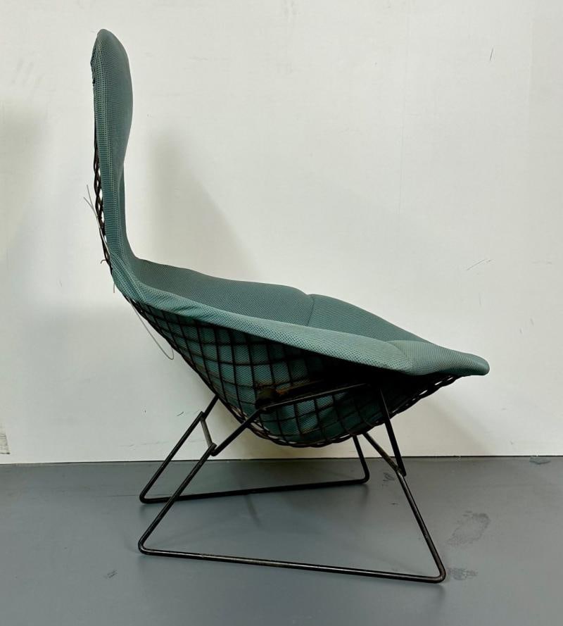 Vintage Harry Bertoia for Knoll Bird Lounge Chair with Ottoman, Labeled, 1960s - 7