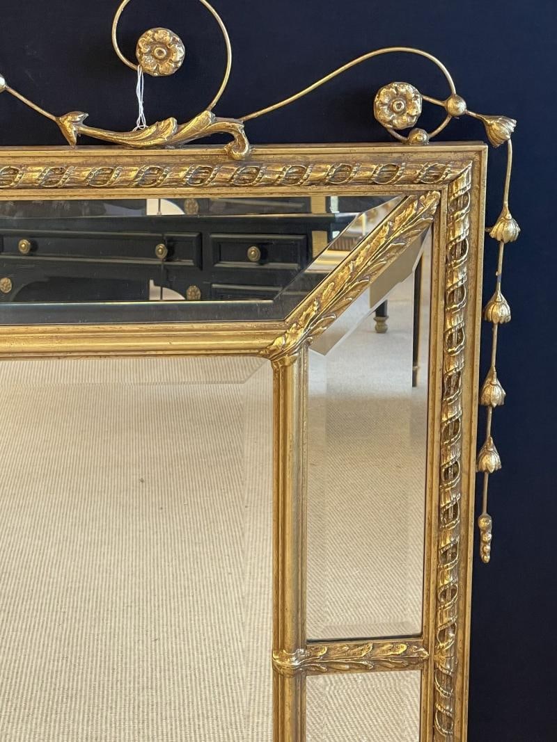 Adams Style Wall, Console or Over the Mantle Mirror - 7