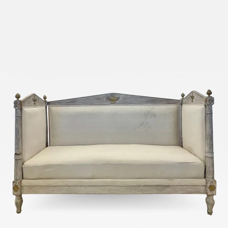 18th Century Gustavian Sofa, Daybed, Swedish Paint Decorated, Sweden - 2