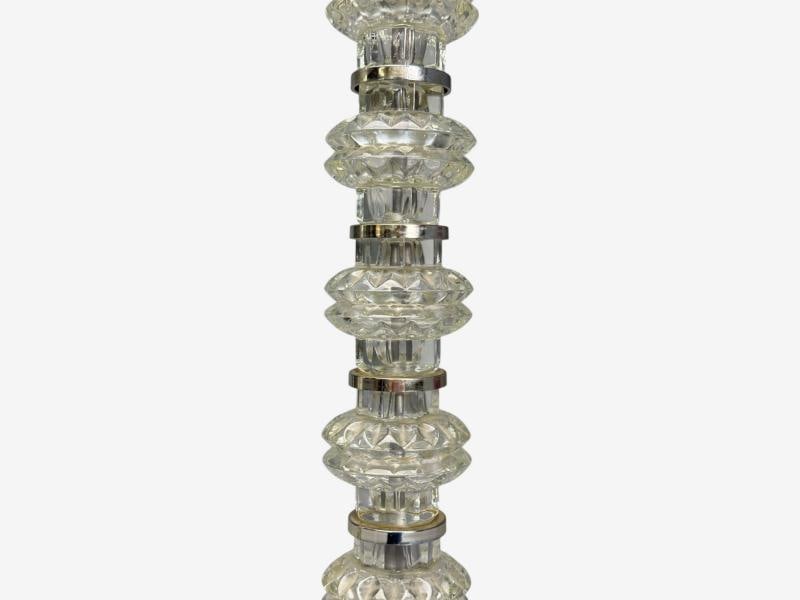 Carl Fagerlund, Swedish Modern, Glass, Nickel, Floor Lamp, Sweden, 1970s - 6