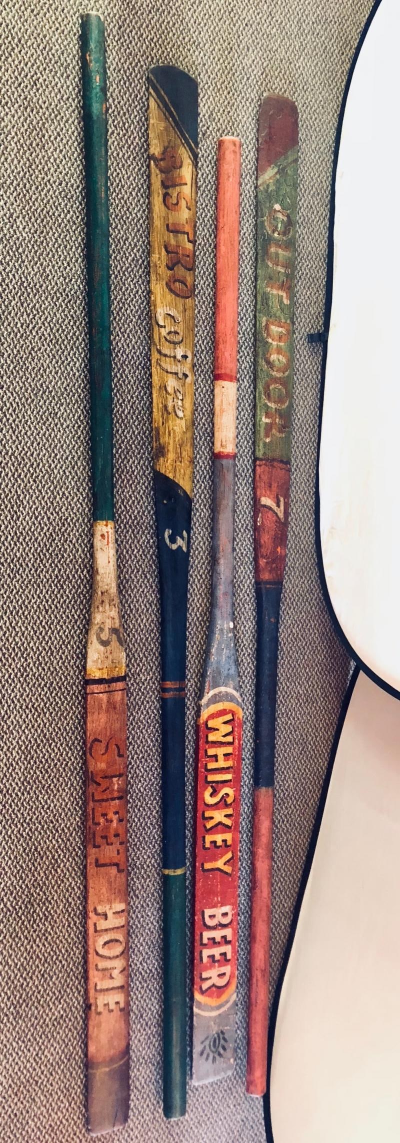 2 Hand Painted Inspirational Rowing Oars or Paddles Priced Individually - 3