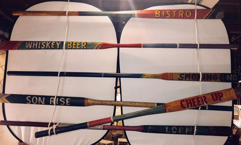 2 Hand Painted Inspirational Rowing Oars or Paddles Priced Individually - 8