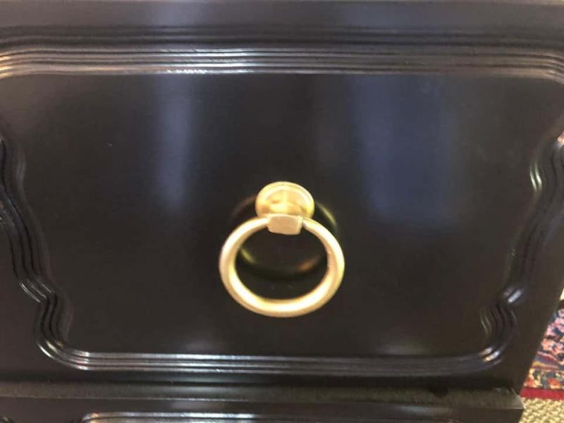 Hollywood Regency Pair of Ebony Refinished Dorothy Draper Style Chests/Commodes - 6