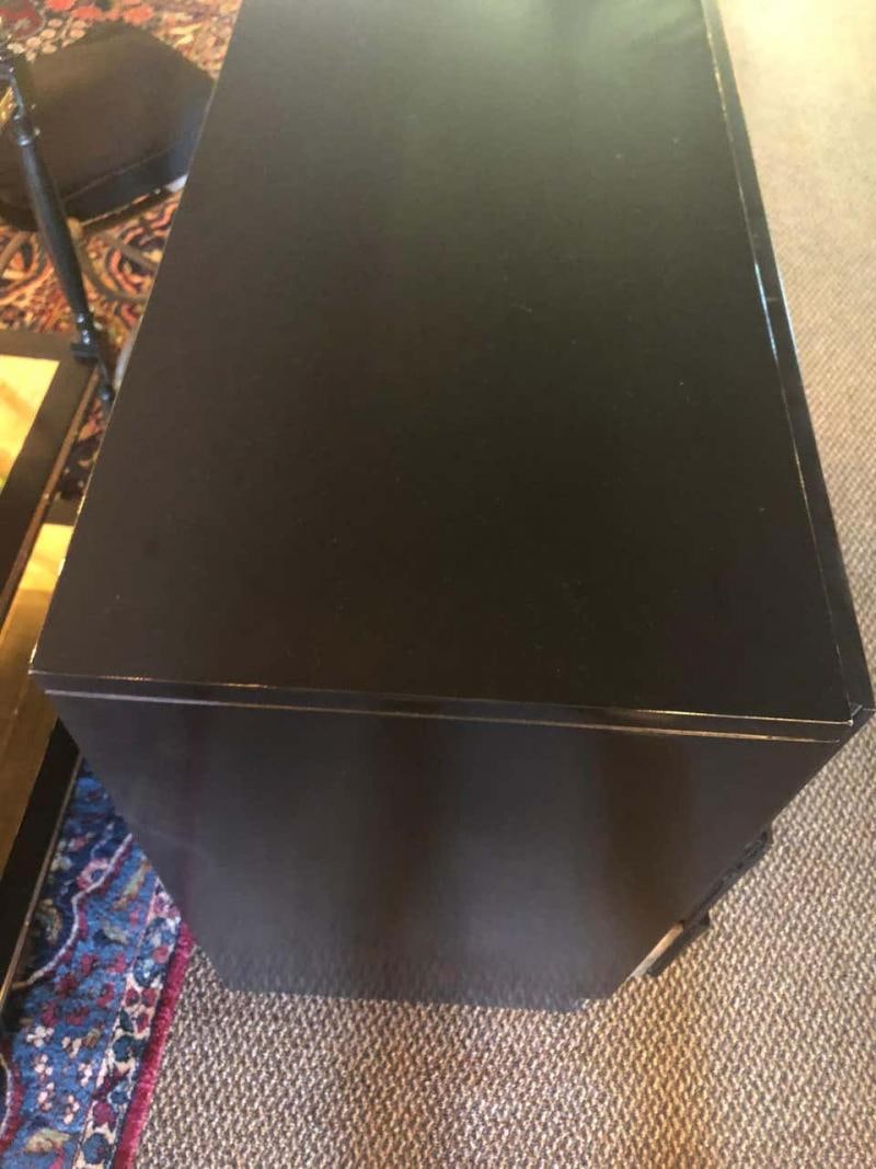 Hollywood Regency Pair of Ebony Refinished Dorothy Draper Style Chests/Commodes - 8