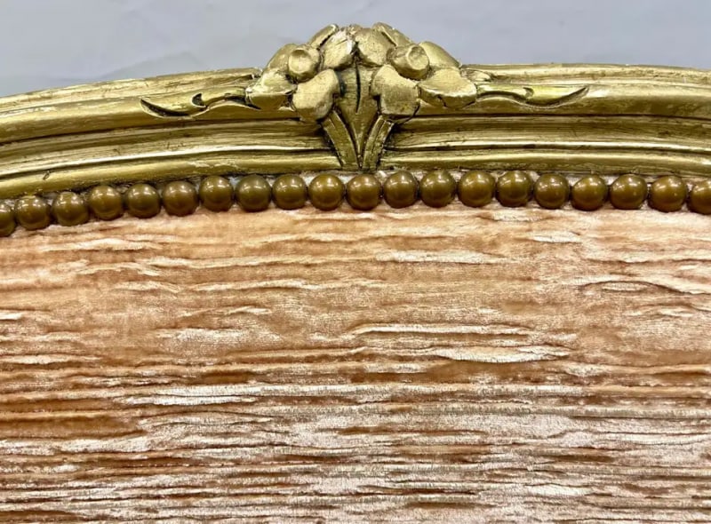 Louis XV Style Diminutive Settee, Loveseat, Painted, French - 7