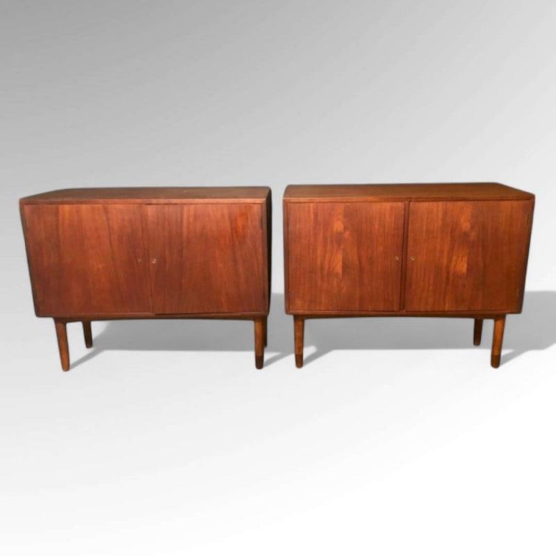 Gjovik Mobelfabriken, Mid-Century Modern, Low Cabinets, Teak, Denmark, 1950s - 5